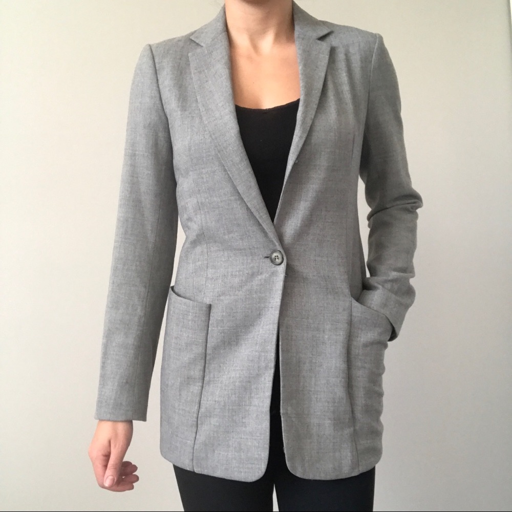 Aritzia Babaton wool boyfriend blazer